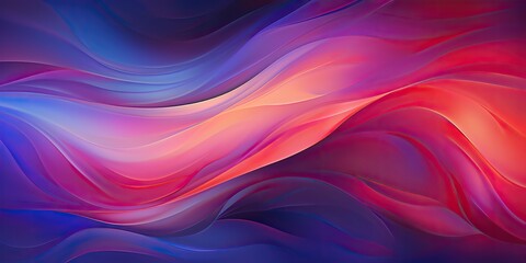 Obraz premium Brigh color flow drawing painted creative brushwork decoration with pink and blue fluid texture view