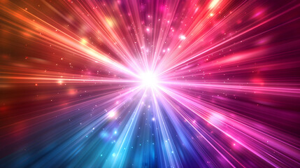 disco light explosion,spotlight center, vibrant color