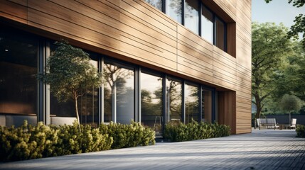 House With Many Windows and Plants