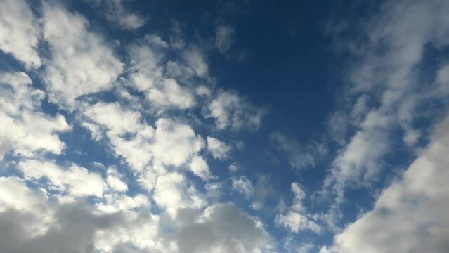 Clouds in the blue sky