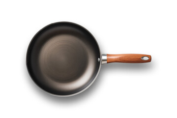 frying pan isolated on transparent or white background, png