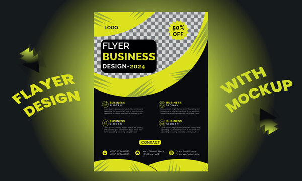 medical flyer Design Corporate creative minimalist corporate business flyer design