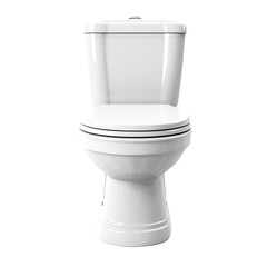 white toilet bowl isolated on transparent background Remove png, Clipping Path, pen tool - obrazy, fototapety, plakaty