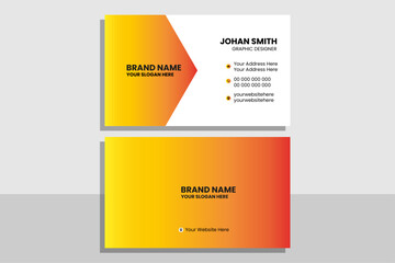 Creative and modern business card template.
