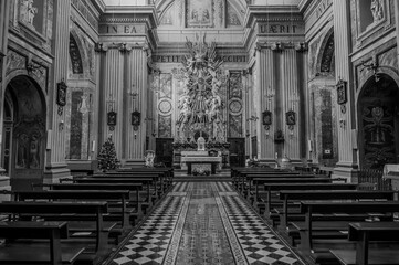 Acquaviva Picena, Marche, Italy. Mother Church of San Nicolò
