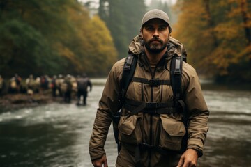 Fototapeta premium Rugged outdoor gear for adventure seekers fueling dreams of thrilling expeditions and epic escapades