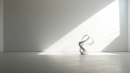 A photo of a minimalist sculpture