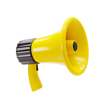 Megaphone 3D Black Friday An&uacute;ncio Divulga&ccedil;&atilde;o