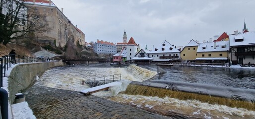 Český Krumlov, located in the picturesque South Bohemia region of the Czech Republic, is a...