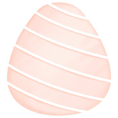 Watercolor Easter Egg