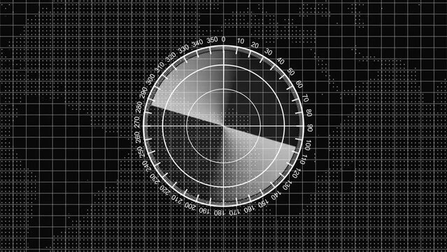 RADAR HUD Circle User interface , Digital data network connection structure, Futuristic animation concept