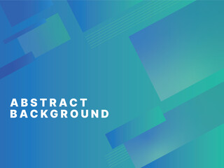 Abstract background design with gradient background, squares, and line graphics