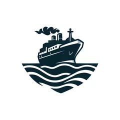 Fotobehang A logo for shipping company to do better business © nazifa