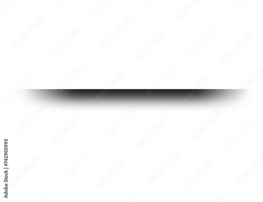 Poster realistic shadow effect for design