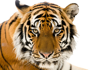 A close-up portrait Bengal tiger