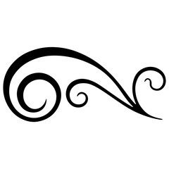 Simple ornament Border, outline, silhouette Decorative Hand drawn symbols frames minimal shapes plant flower line stroke.