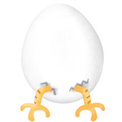 Baby chick hatching easter clipart