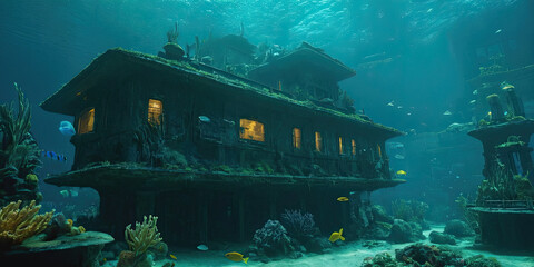 school of the underwater