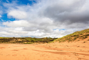 nature sceneries along the wester ross route, highlands Scotland
