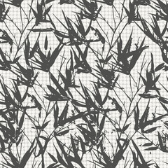 Seamless pattern with tree branches and leaves for surface design and other design projects