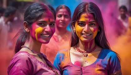 Obraz premium Holi Festival