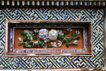 Building decoration of the Imperial City of Hue
