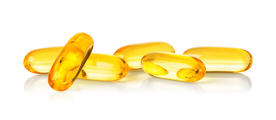 Gelatin capsule of omega 3, 6, 9  vitamin