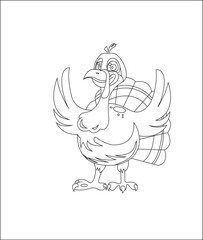 Easter coloring page for lovely kids .