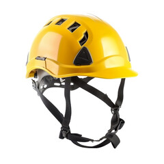 Isolated safety helmet, safety equipment concepts on white background .