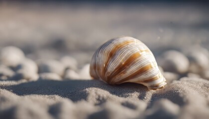 acro image of a lined moon sea shell natica lineata