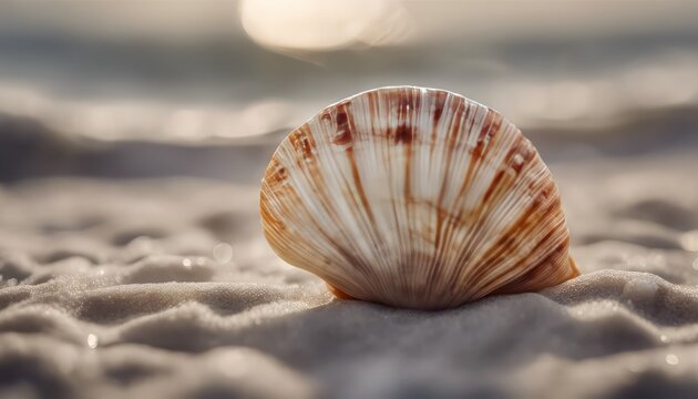 acro image of a lined moon sea shell natica lineata