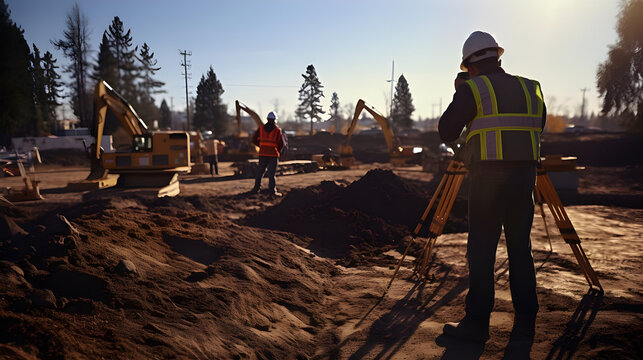 Engineers conducting geotechnical surveys and analyzing soil conditions to assess foundation requirements and inform site preparation activities for construction projects. 