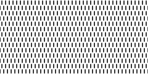 dashed line pattern. striped background with seamless texture. short lines with rounded corner. Horizontal offset. vector illustration - obrazy, fototapety, plakaty