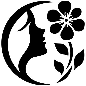 recommend clip art: Beauty care logo silhouette