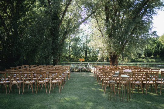 ceremonie de mariage exterieur jardin evenement 