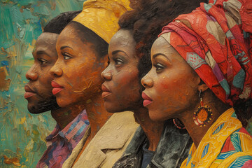 African World Heritage Day, black women of Africa, celebrate honor to ancestors, culture identidy and history
