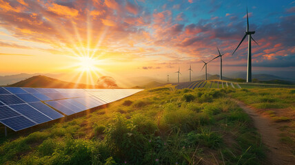 Renewable Energy Revolution: Transition towards renewable energy sources such as solar, wind, and hydroelectric power, reducing reliance on fossil fuels and mitigating climate change