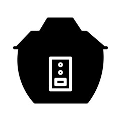 Cooker Electric Rice Glyph Icon