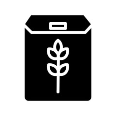 Bag Sack Card Glyph Icon