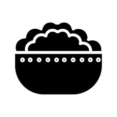 Balls Food Rice Glyph Icon