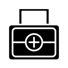 Box Health Package Glyph Icon
