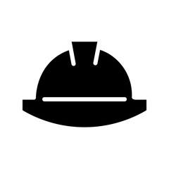 Helmet Hard Hat Glyph Icon