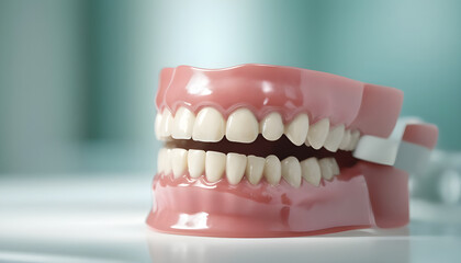 Obraz premium close up of a dental braces