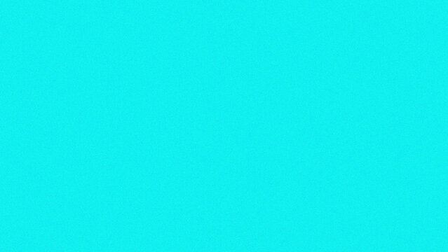 Grainy background. Textured plain Cyan Blue color with noise surface. for display product background.

