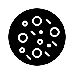 Bacteria Cell Virus Glyph Icon