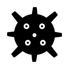 Bacteria Mold Virus Glyph Icon