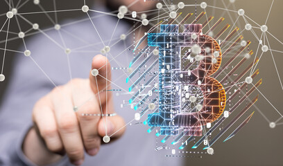 conference Digital Network and data concept 3d