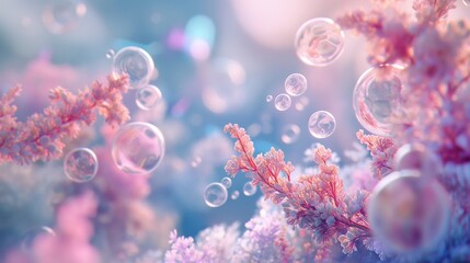 A depiction of transparent lipid molecules forming a cell membrane, set against a soft, pastel background, emphasizing cell biology and biochemistry. 8k