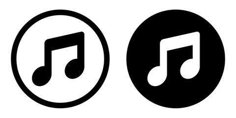 Fototapeta na wymiar music icon vector. Symbols, signs, circles, mp3