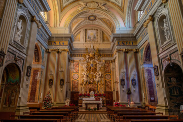 Acquaviva Picena, Marche, Italy. Mother Church of San Nicolò